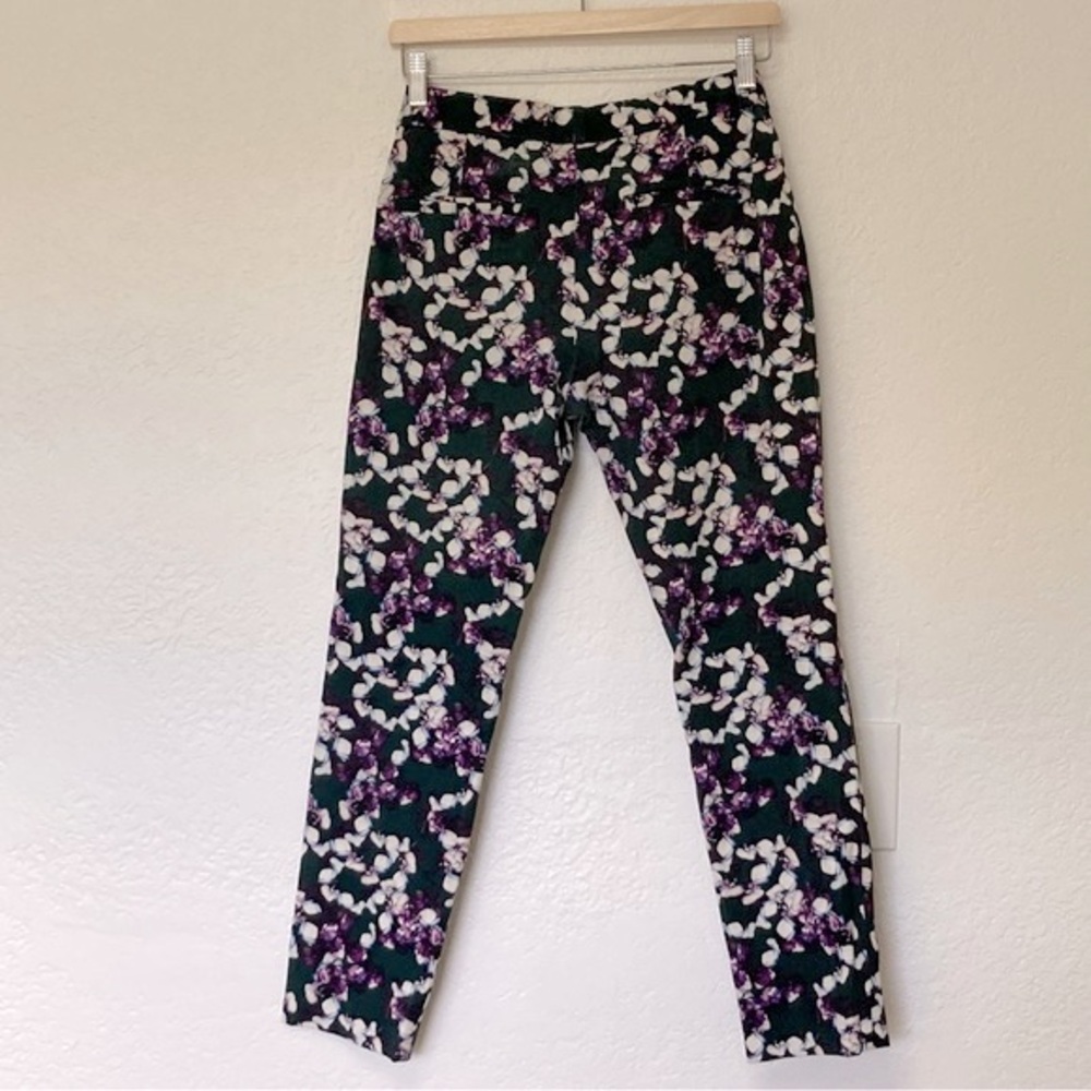Banana Republic Sloan Slimming Floral Pants, Size 6 - Picture 3 of 5
